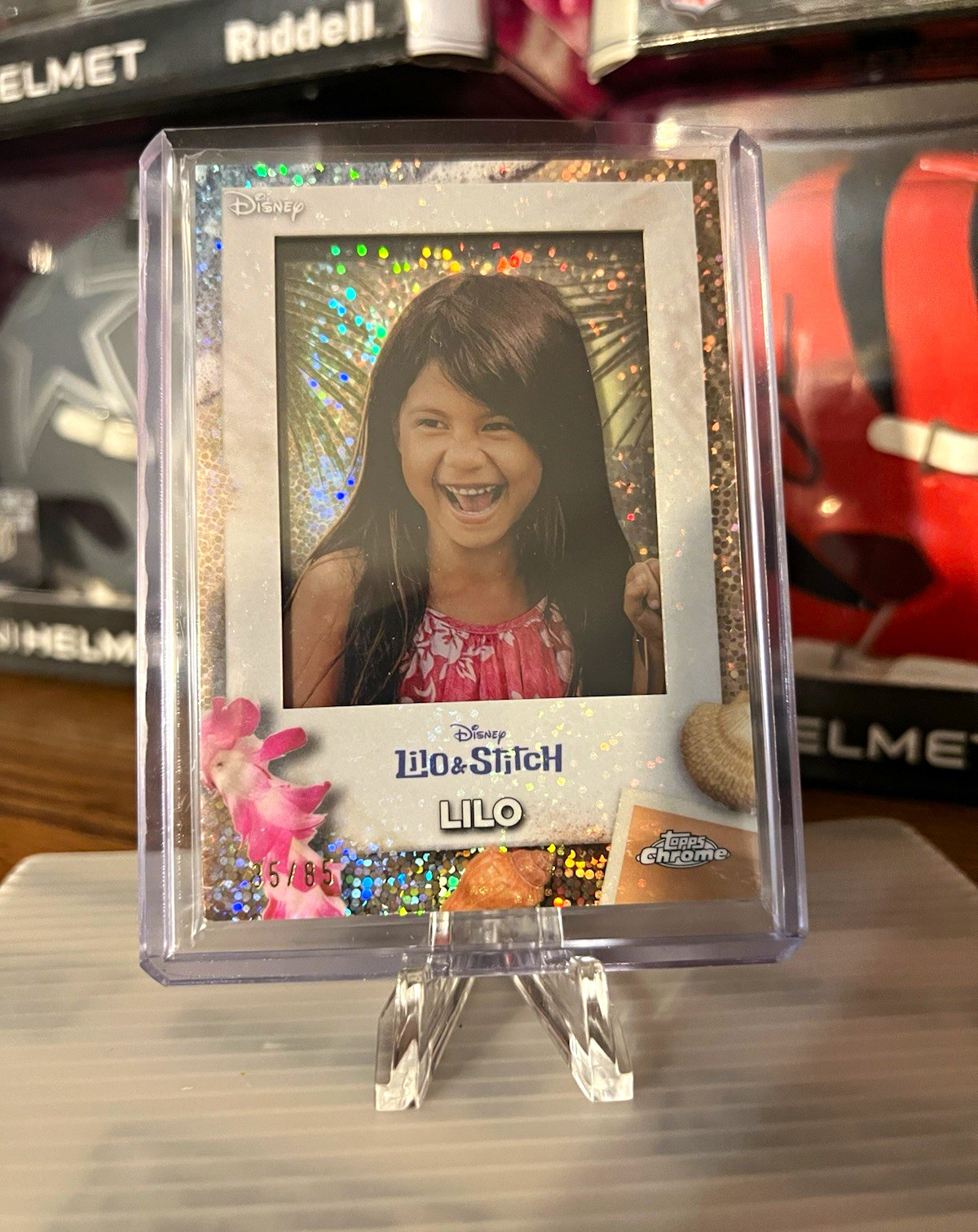 Topps Chrome 2026 Disney Lilo & Stitch Lilo Pelekai Serial Numbered LS-7 35 /85