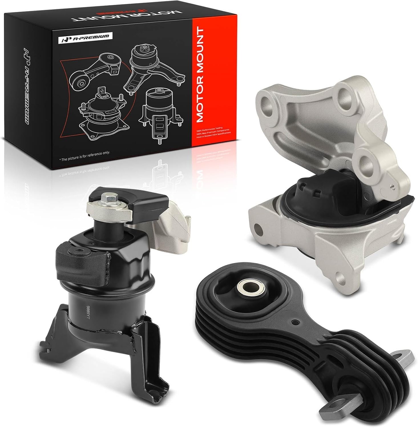 A-Premium Engine Motor and Transmission Mount Kit, with Torque Strut Mount Compa