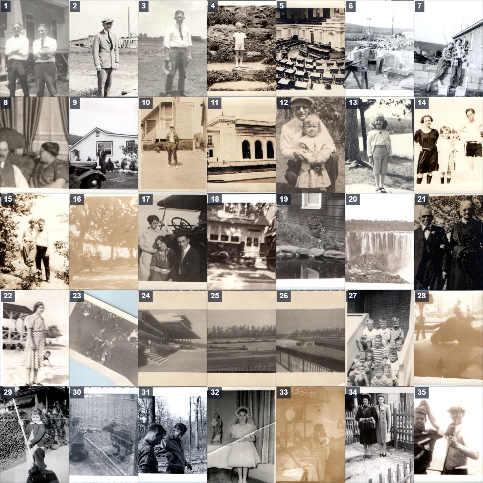 x35 MIXED LOT c1920s-50s Willett Niagara Falls 6\ x35 MIXED LOT c1920s-50s Willett Niagara Falls 6\