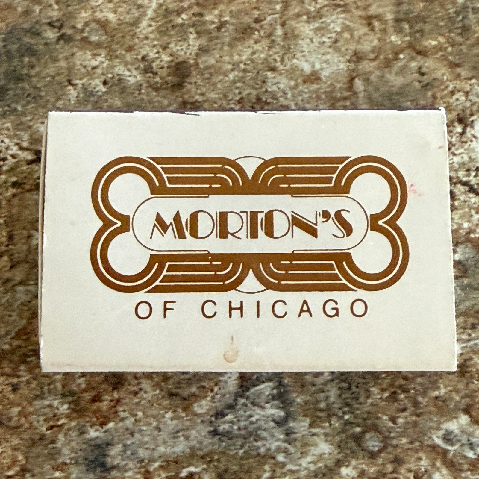 Vintage Morton's of Chicago Steakhouse Matchbox Full Matches Denver Atlanta DC