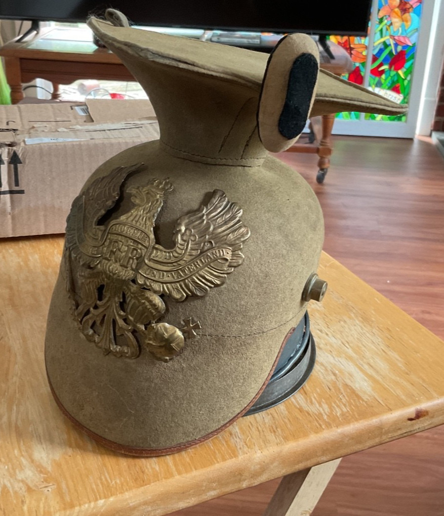 World War I German Helmet (World War I Imperial German Prussian Tschapka)