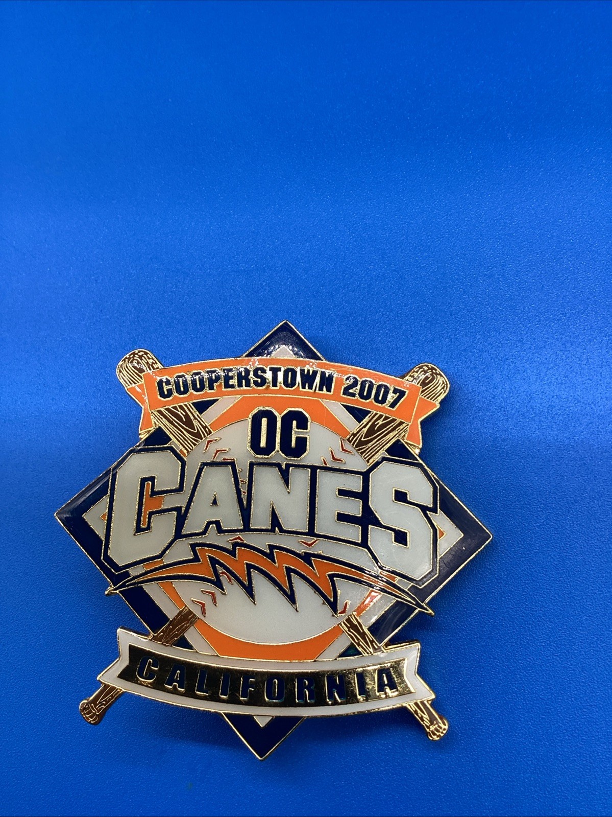 2007 Cooperstown Dream Park OC Canes California Baseball Trading Pin 2007 Cooperstown Dream Park OC Canes California Baseball Trading Pin