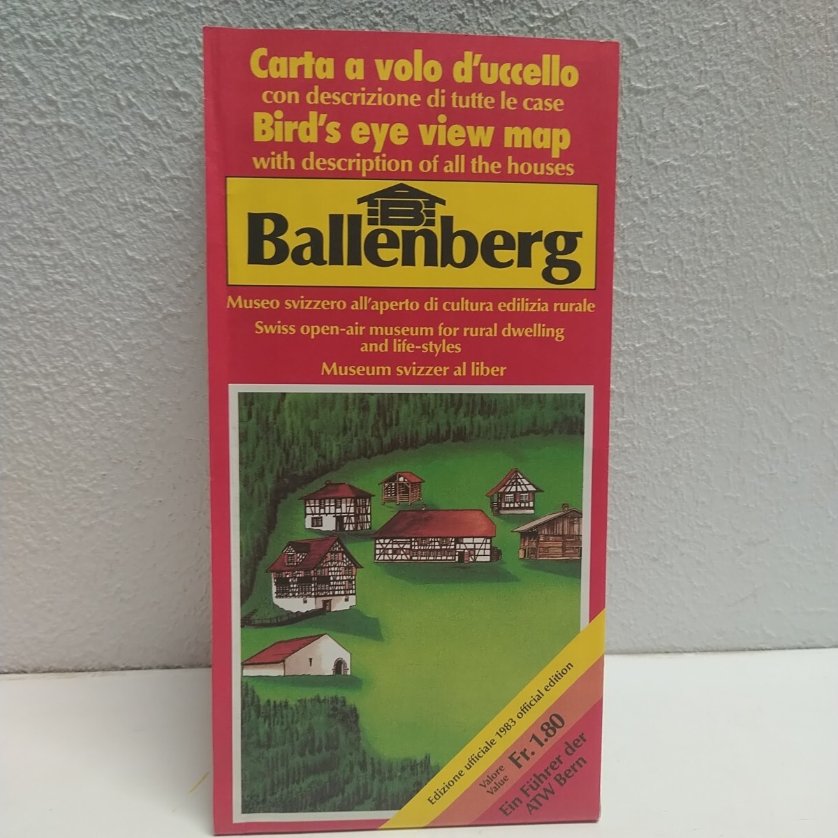 Bellenberg Museum Switzerland House Architecture Guide Map 1984 Italian English