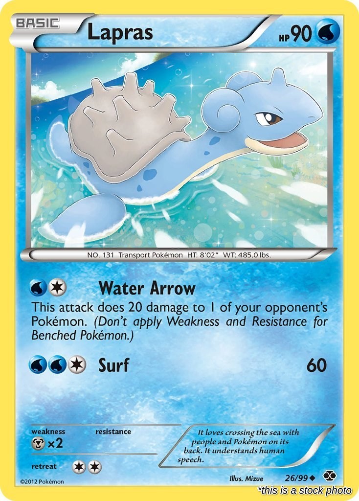 Lapras (26) : NXD - 26/99 Lightly Played