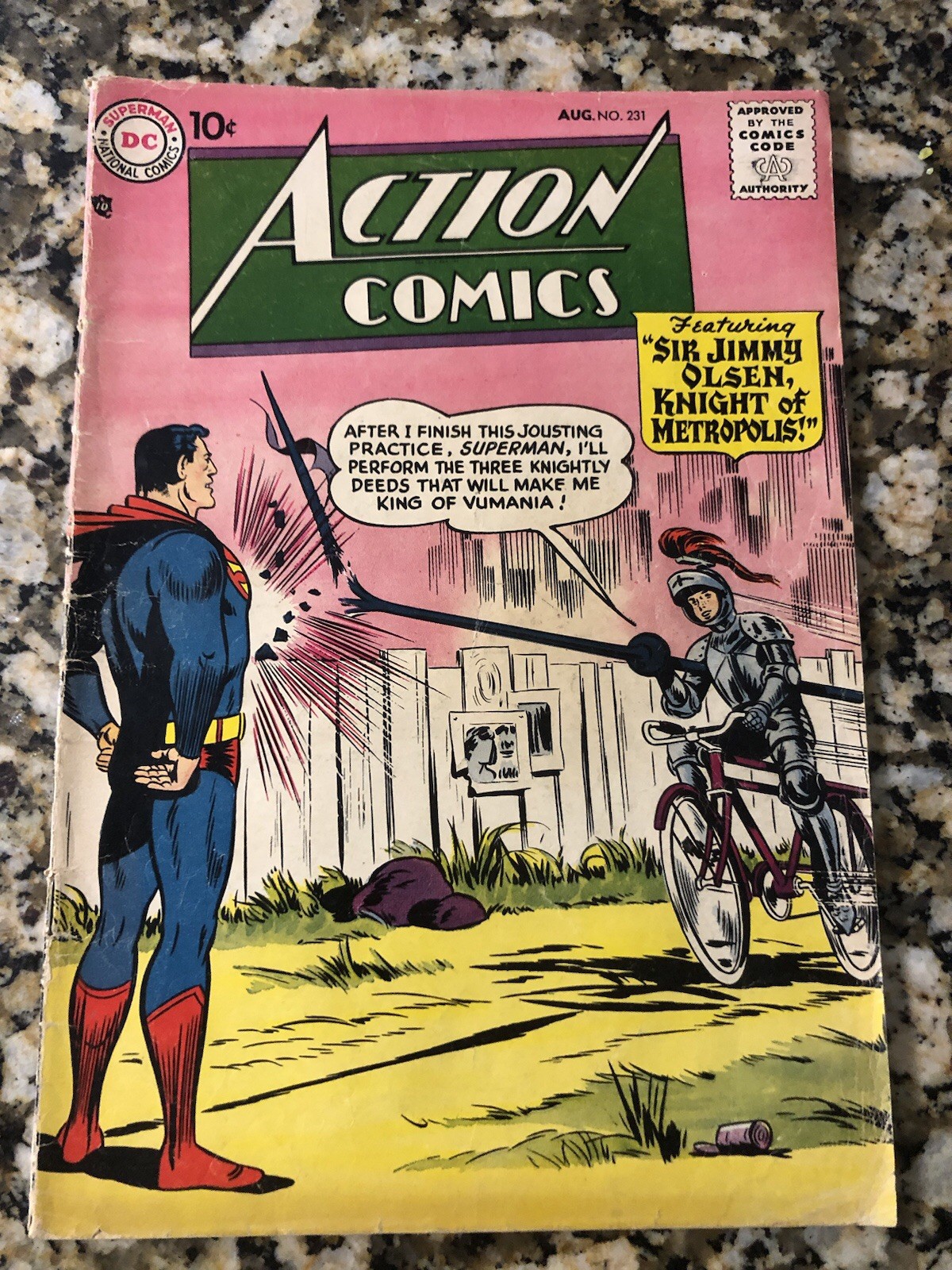 Action Comics #231 Good 1957 Wayne Boring Cover