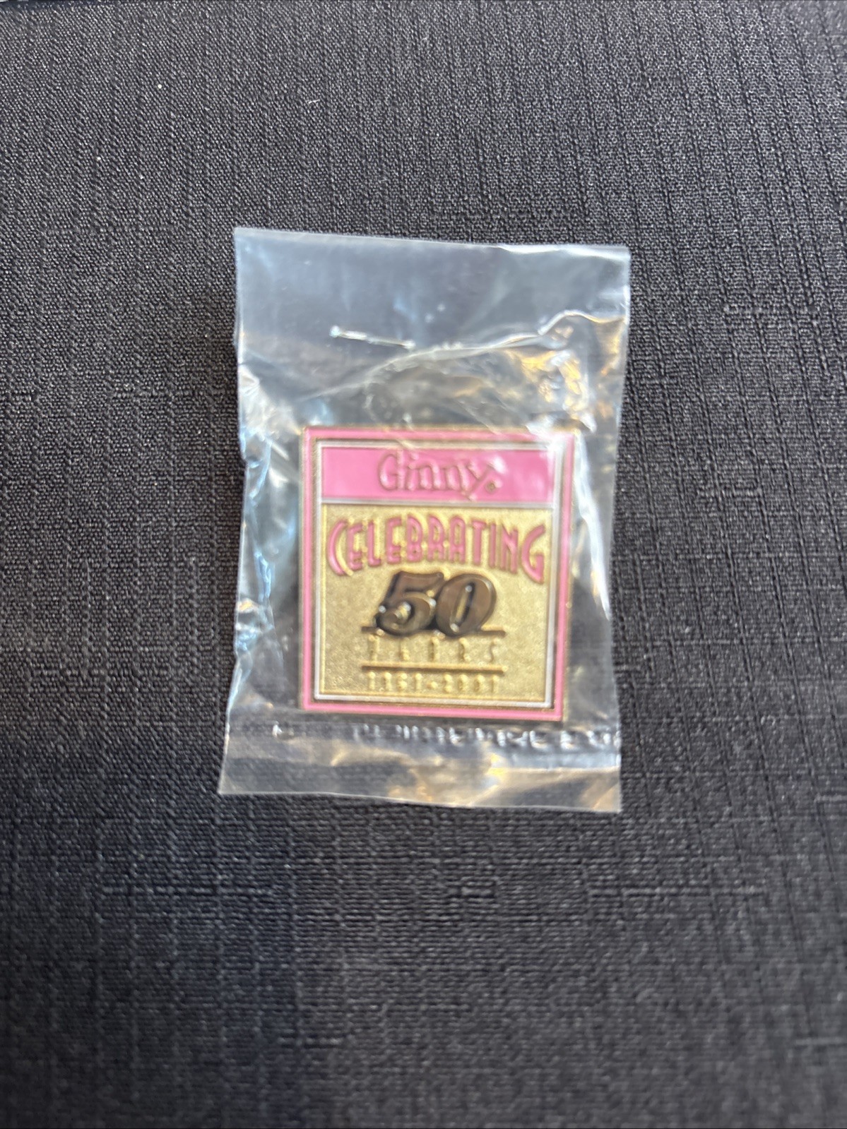 Rare NOS Vogue Ginny Doll 50th Anniversary Commemorative Pin 1951-2001 Collector