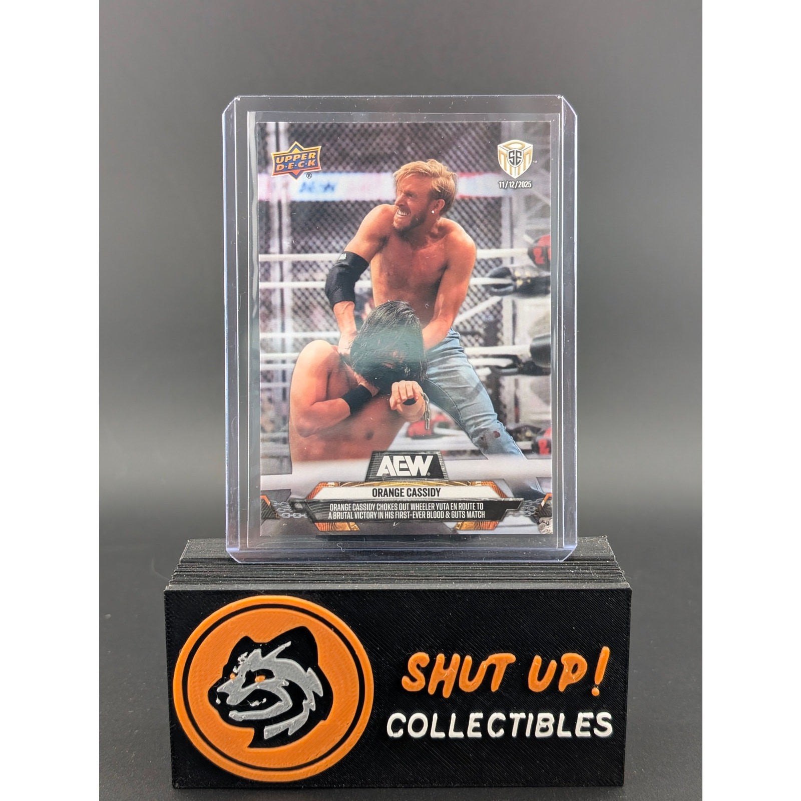 Orange Cassidy #BG-3 Insert 2025 AEW Match Dated Moments SE Wrestling