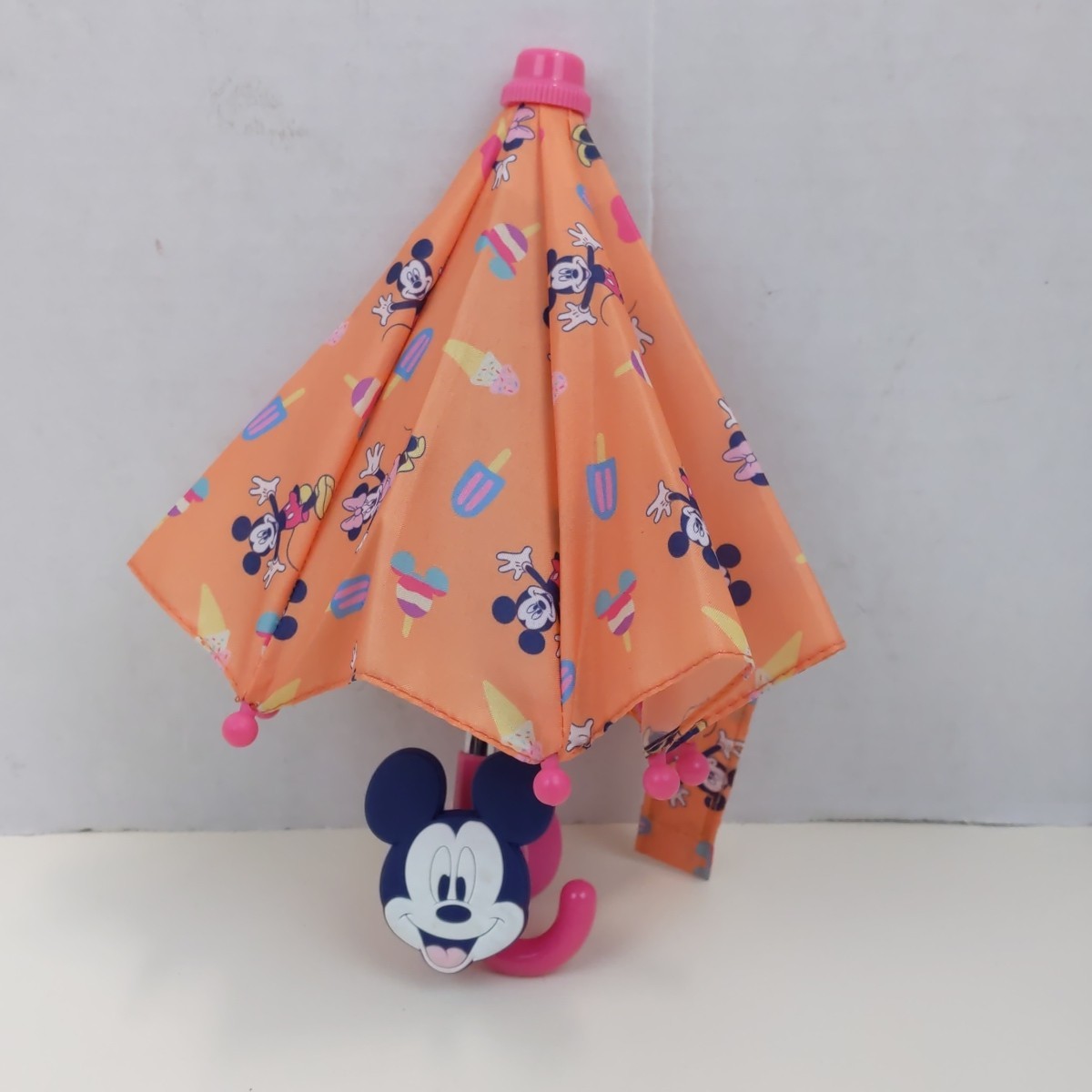 Disney Mickey Mouse Mini Umbrella Phone Stand Orange Cute Desk Accessory Travel Disney Mickey Mouse Mini Umbrella Phone Stand Orange Cute Desk Accessory Travel