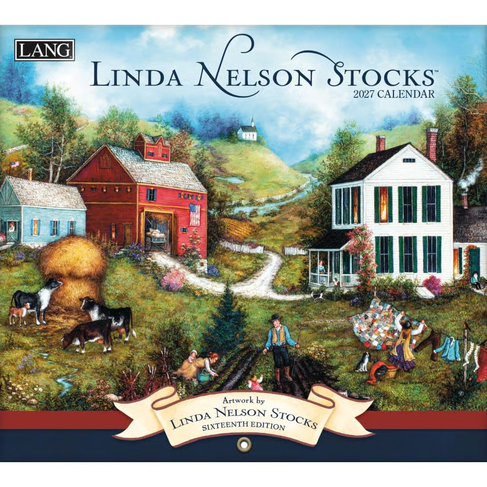Lang Brands,  Linda Nelson Stocks 2027 Wall Calendar