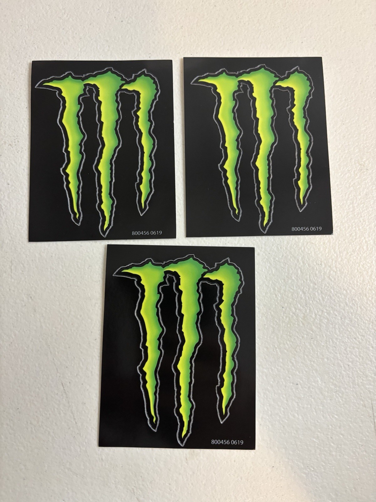 Set Of 3-Monster Energy Drink Claw Logo Decal 4” Sticker