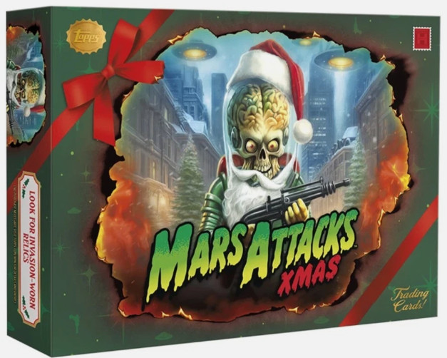 2026 TOPPS MARS ATTACKS CHRISTMAS HOBBY BOX NEW SEALED 50 CARDS AUTOS PRESALE