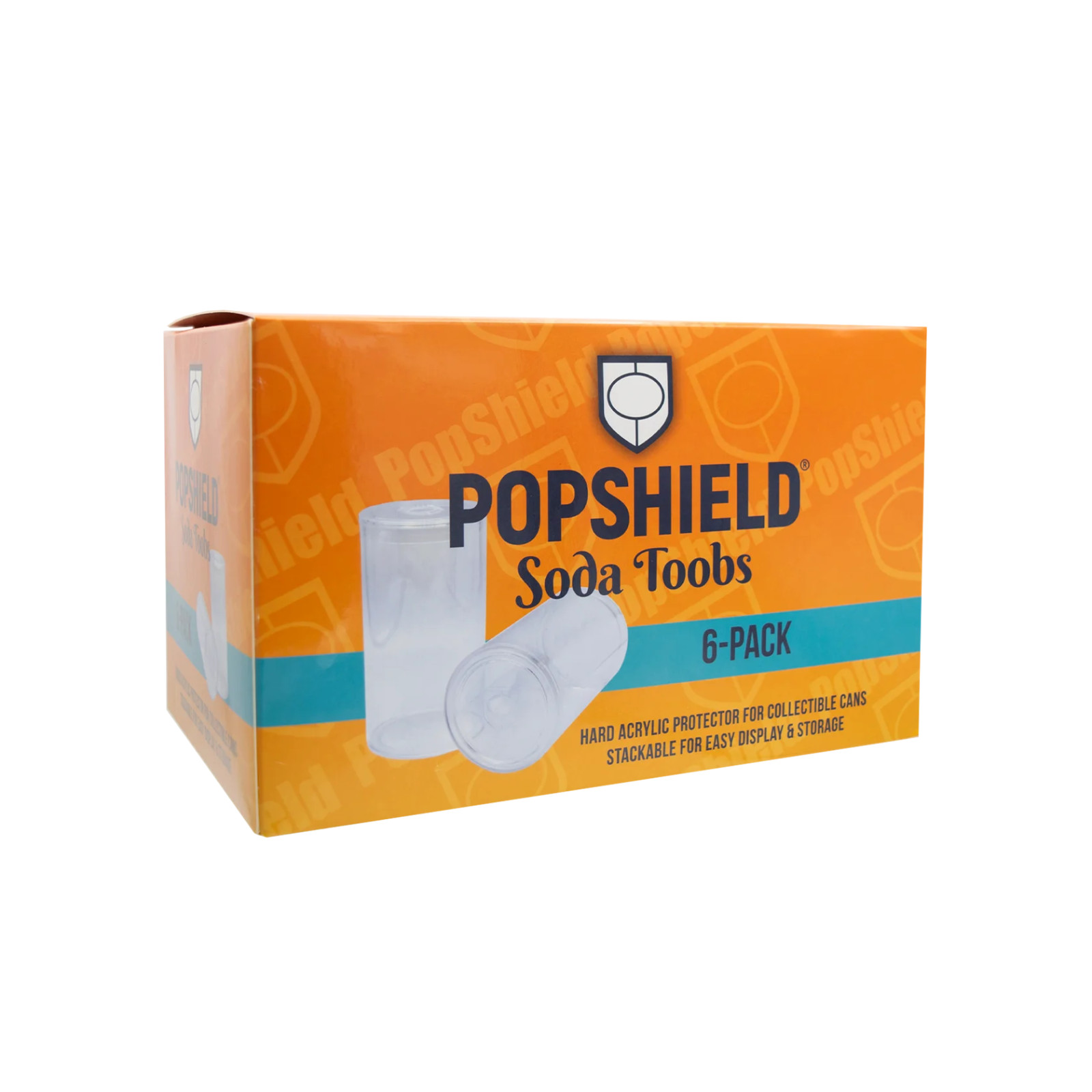 POPSHIELD Soda Toobs 6-Pack Protectors for Funko Soda Hard Case
