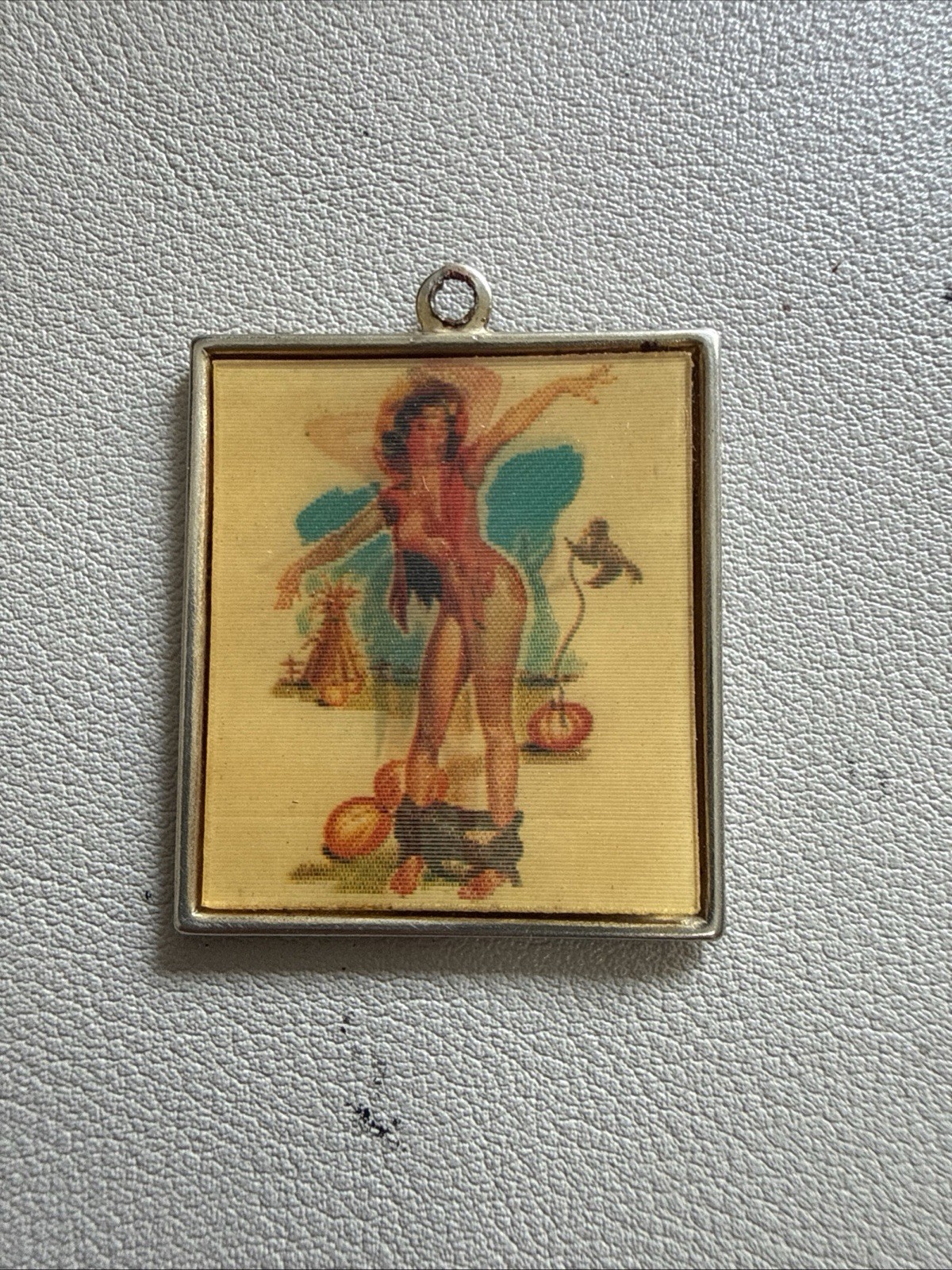 Vintage Keychain Part Sexy Lady Flasher Provocative Risque Vintage Keychain Part Sexy Lady Flasher Provocative Risque
