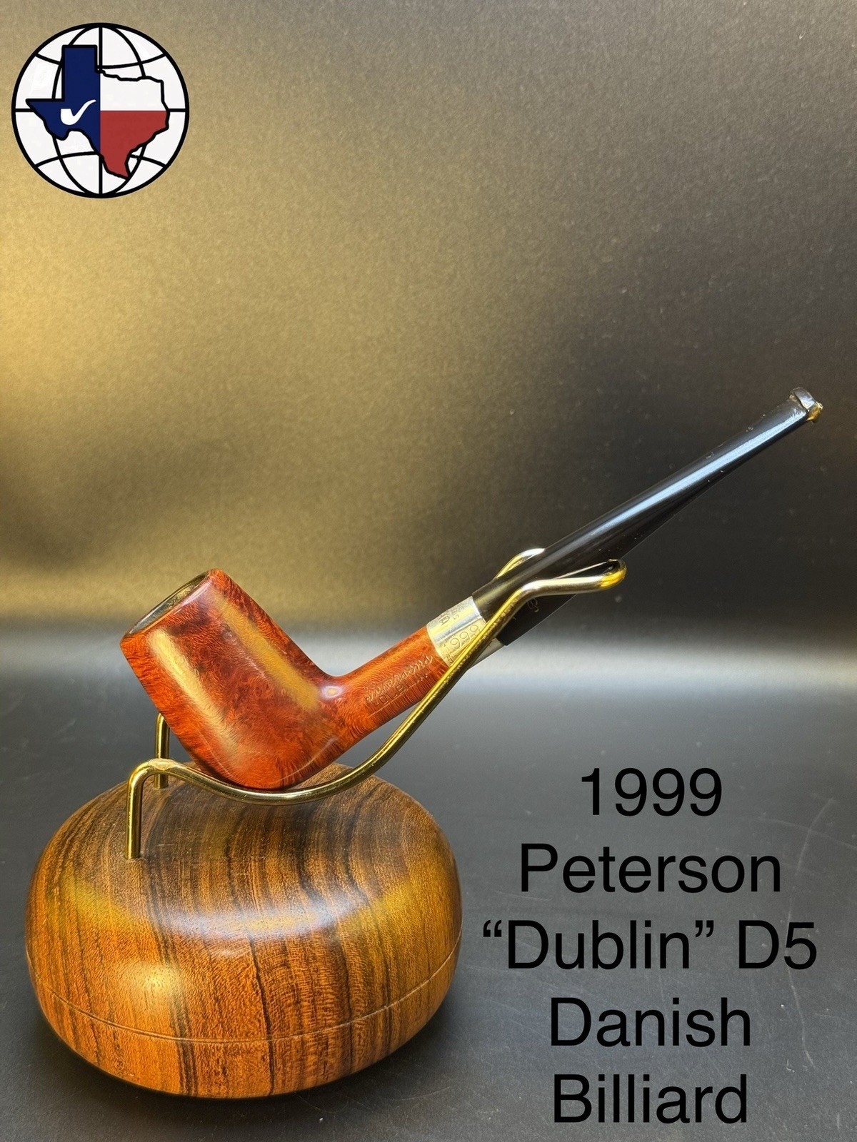 Vintage 1996 Peterson “Dublin” D5 Danish Billiard Tobacco Pipe