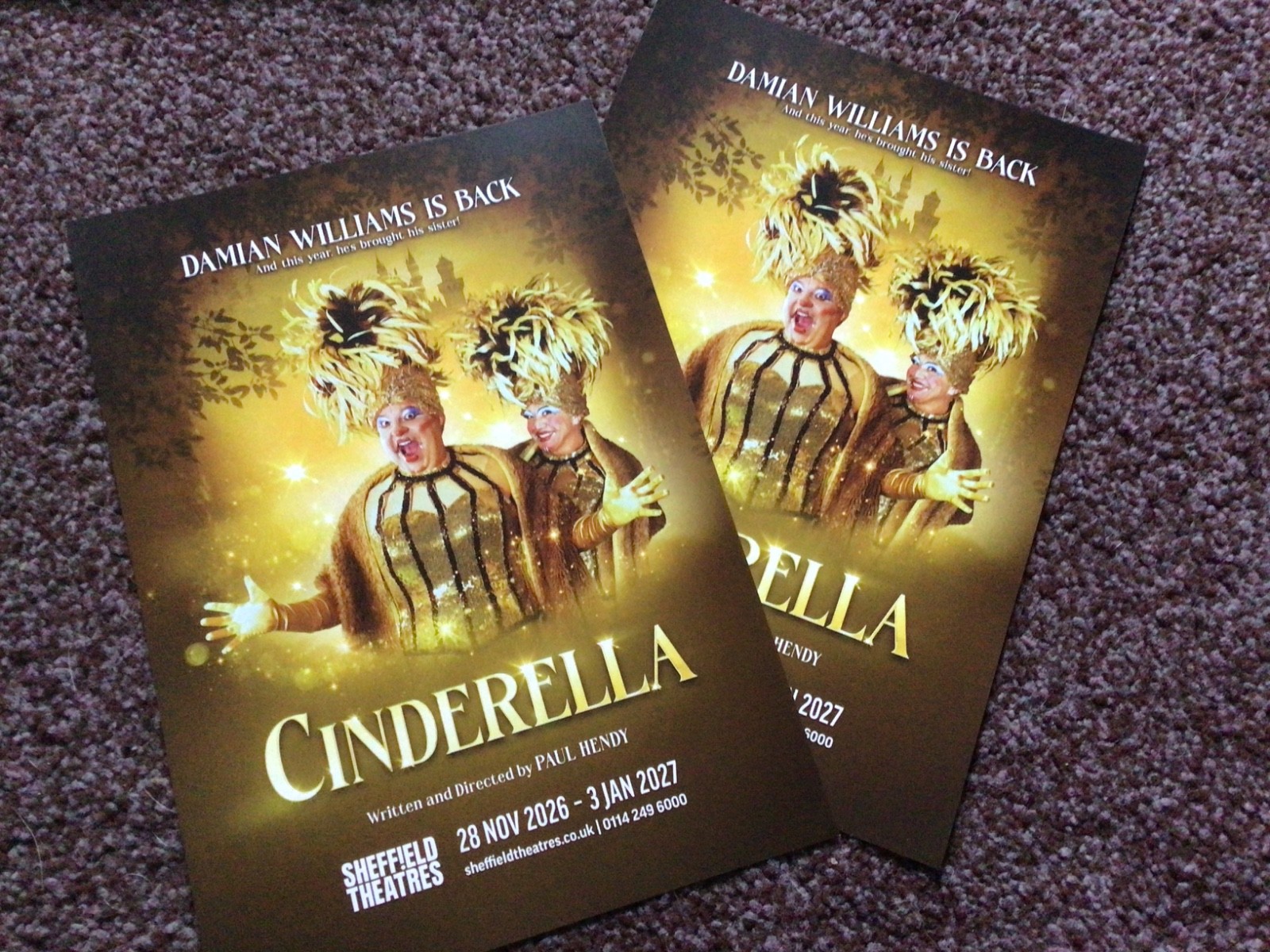 PANTOMIME PREVEIW FLYERS 2026/27 x 2 SHEFFIELD LYCEUM PANTOMIME PREVEIW FLYERS 2026/27 x 2 SHEFFIELD LYCEUM