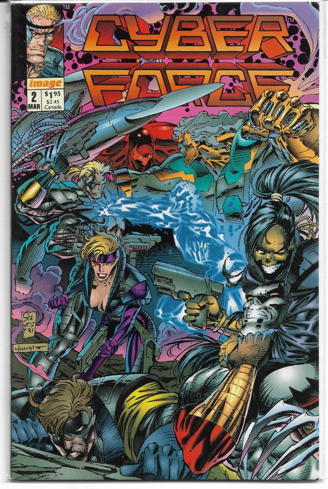 CYBERFORCE  #2 - 1993 Image Comics Limited Series