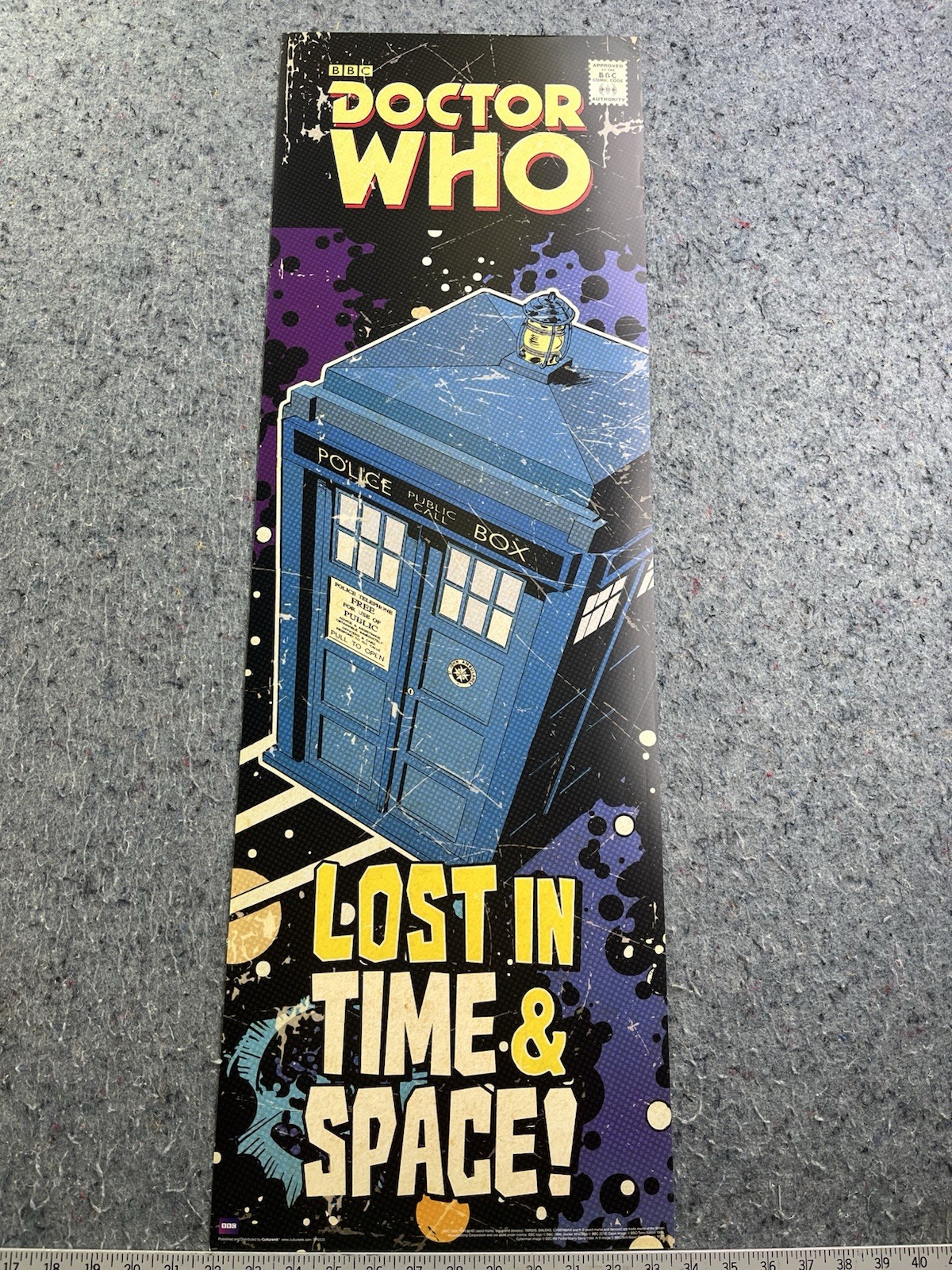 Doctor Who TARDIS Lost in Time & Space 12x36 Licensed Poster BBC
