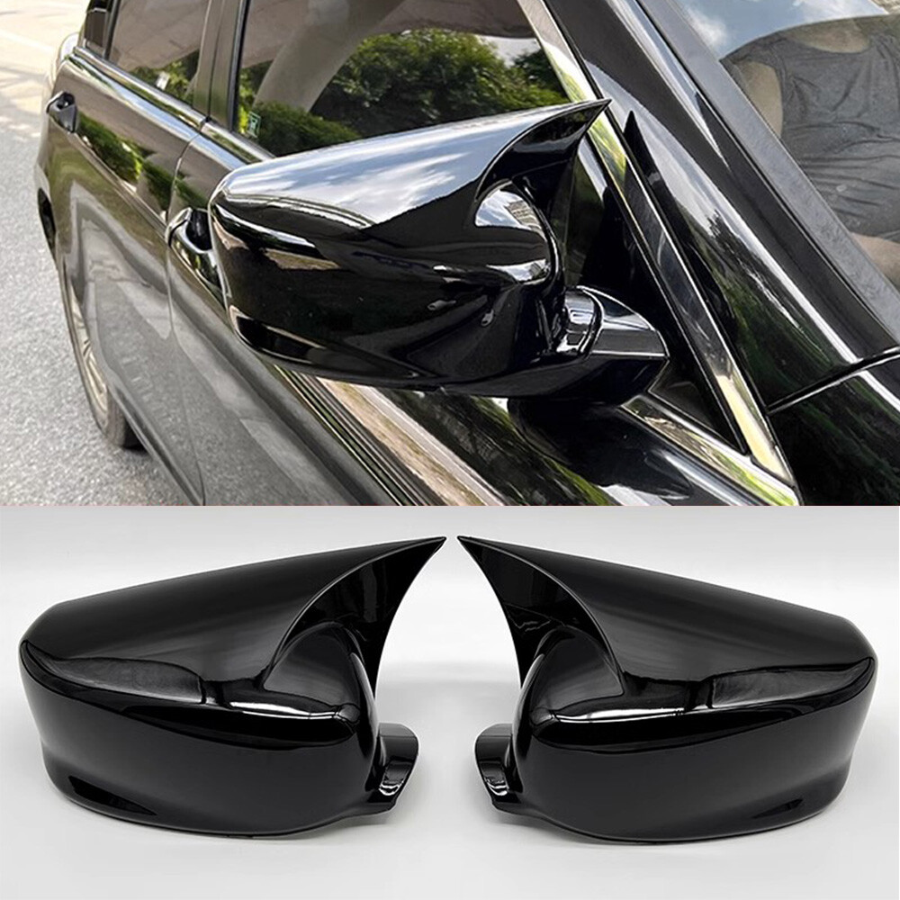 Gloss Black Car Rear View Mirror Cover Trim For Honda Accord Sedan / Coupe 08-17