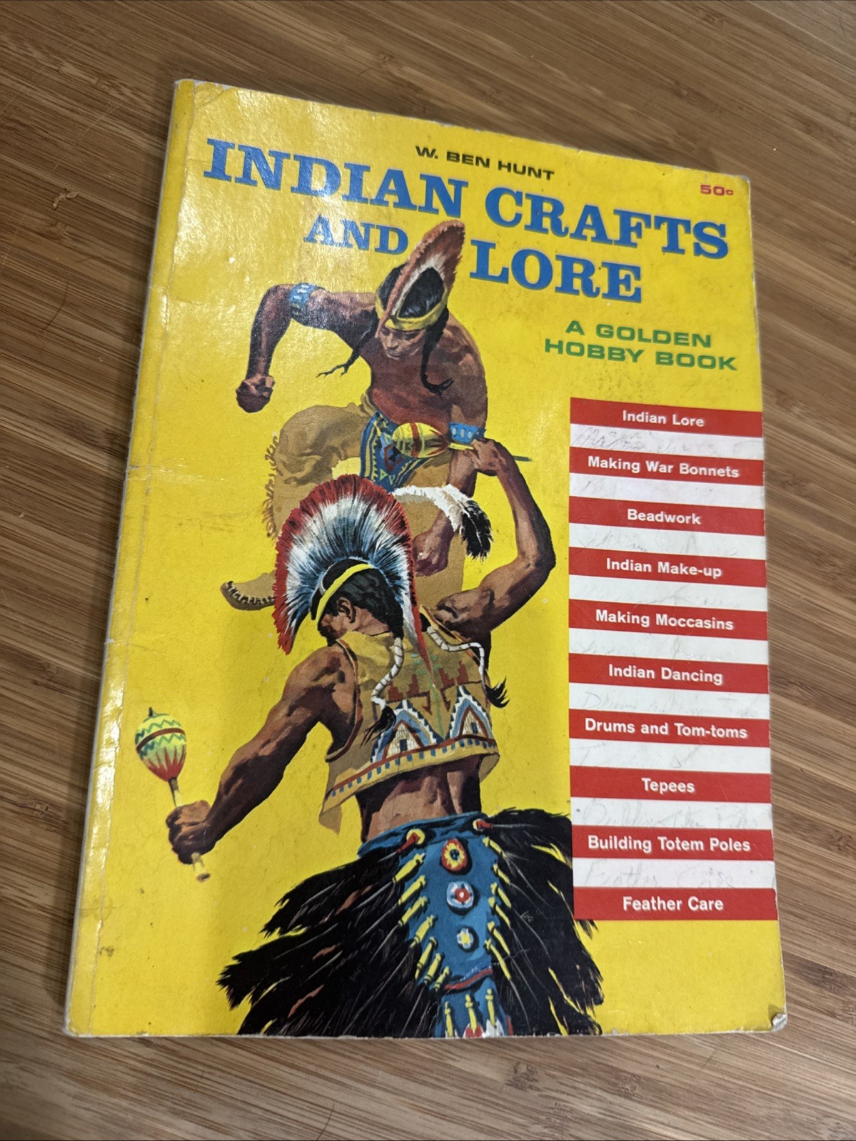 Indian Crafts and Lore by W. Ben Hunt, Chippewa Native American US 1964 Edition Indian Crafts and Lore by W. Ben Hunt, Chippewa Native American US 1964 Edition