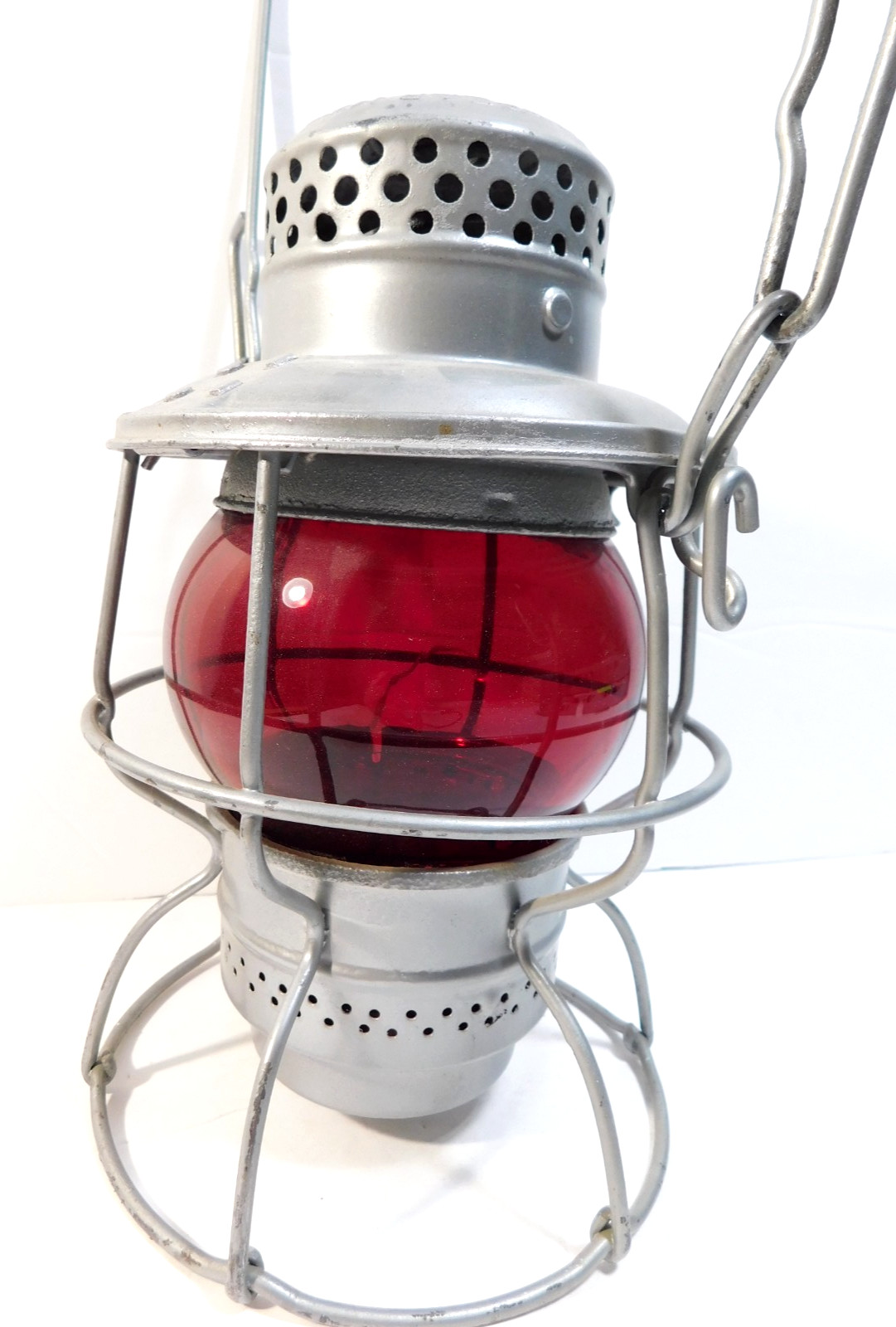 Armspear Kero PRR Train Lantern Lamp Kerosene Pennsylvania RR  1925 Red  (NB)