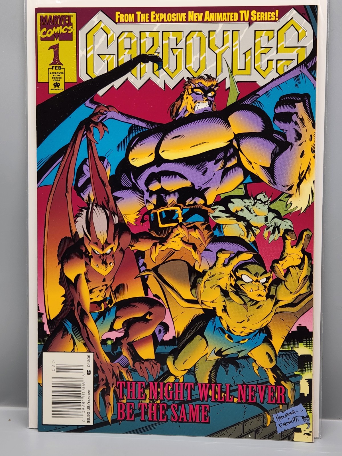 Gargoyles #1 (Marvel Comics February 1995) News stand edition/Free Shipping 