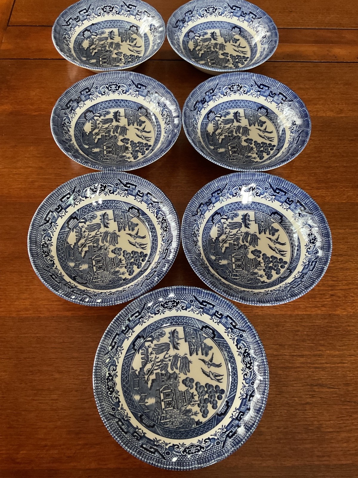 Royal Wessex Blue Willow  Cereal Bowl