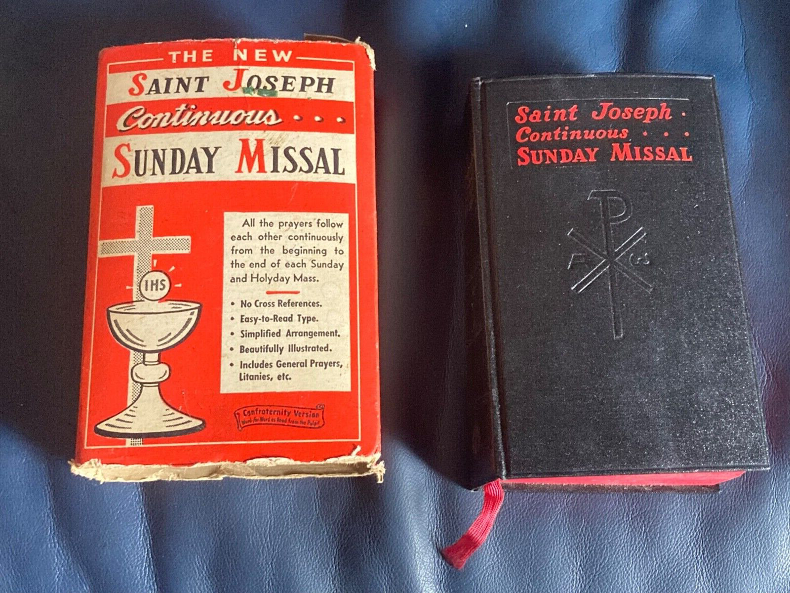RARE St. Joseph Continuous Sunday Missal: Cardinal Francis J. Spellman signature