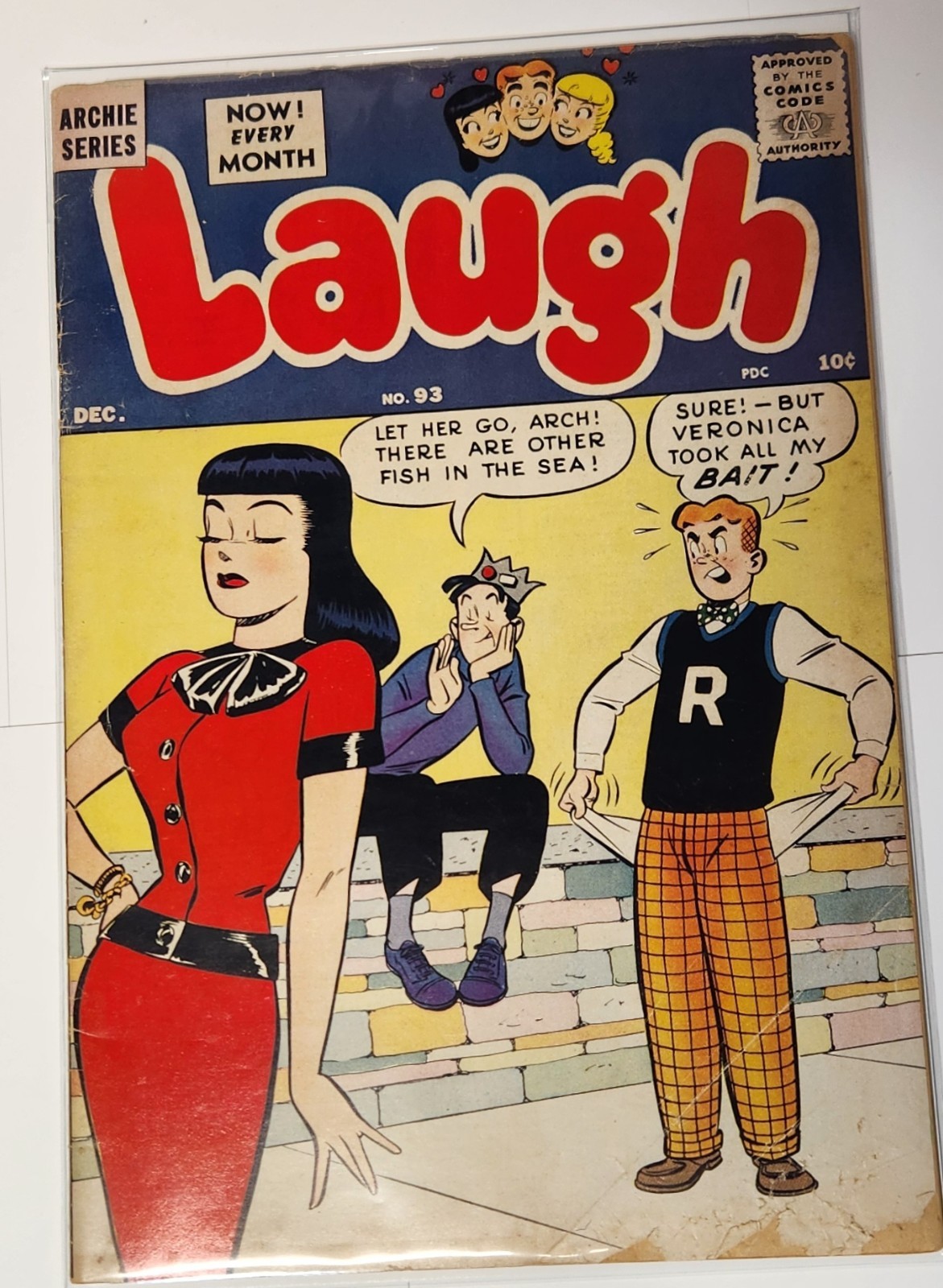 Laugh 93 (1958) Archie Jughead Vintage - Presents Well - Reader