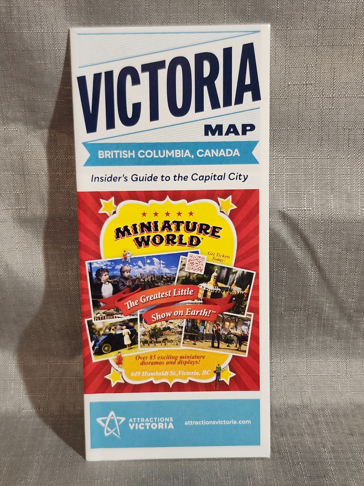 Victoria British Columbia Canada Visitor Map