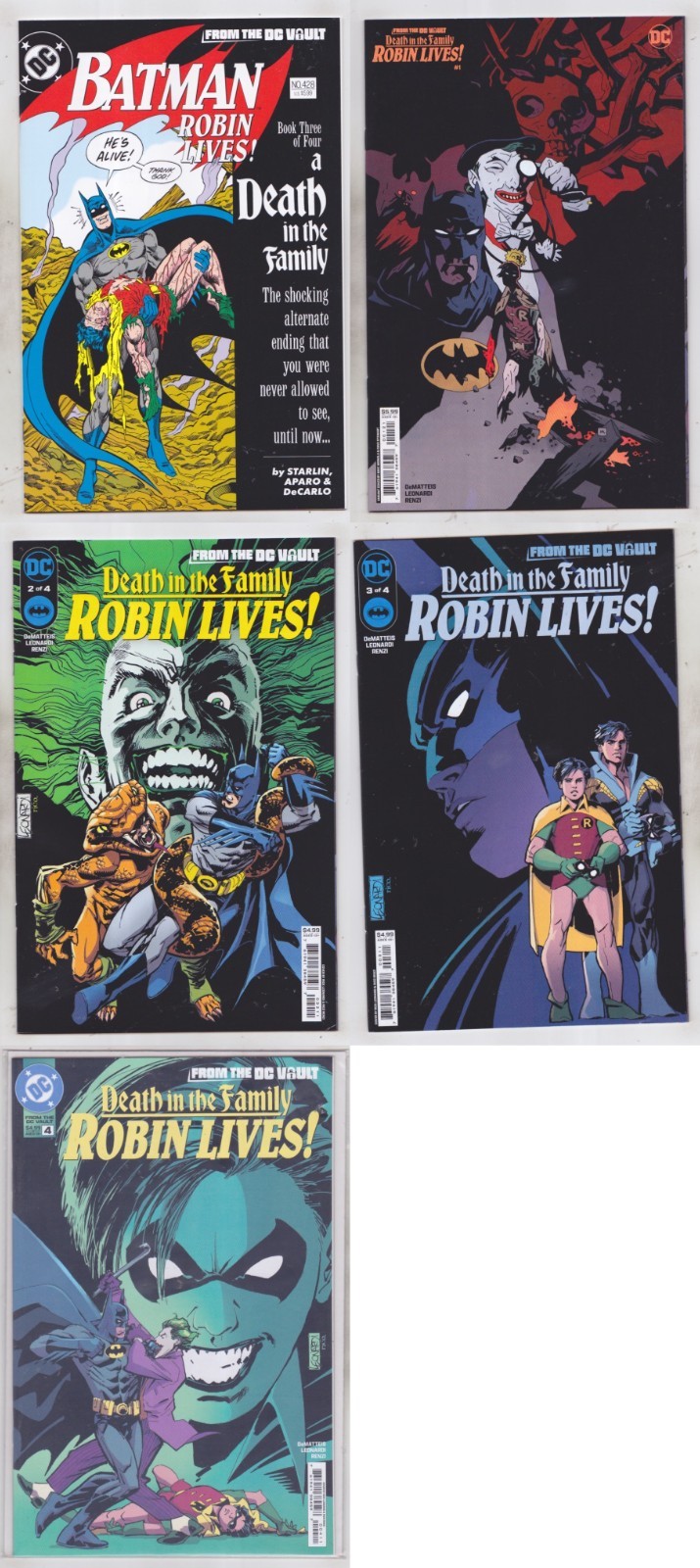 BATMAN #428 Robin Lives + Death in the Family #1 2 3 4 DC Comics #1-4 (2024) NM