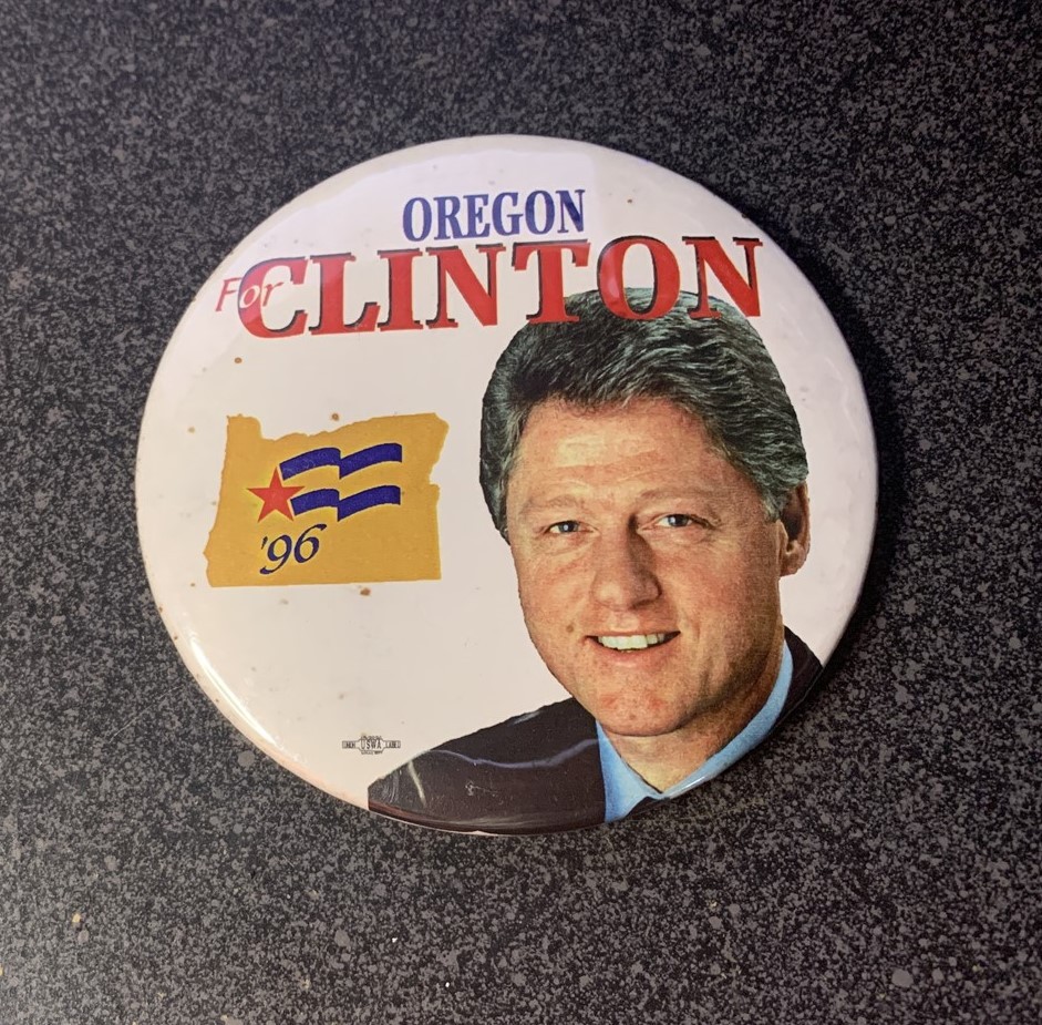 1996 96 Oregon for BILL CLINTON 3\