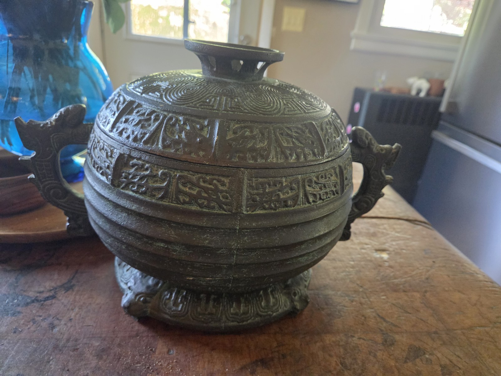 Vtg James Mont Style Ice Bucket Hollywood Regency Style