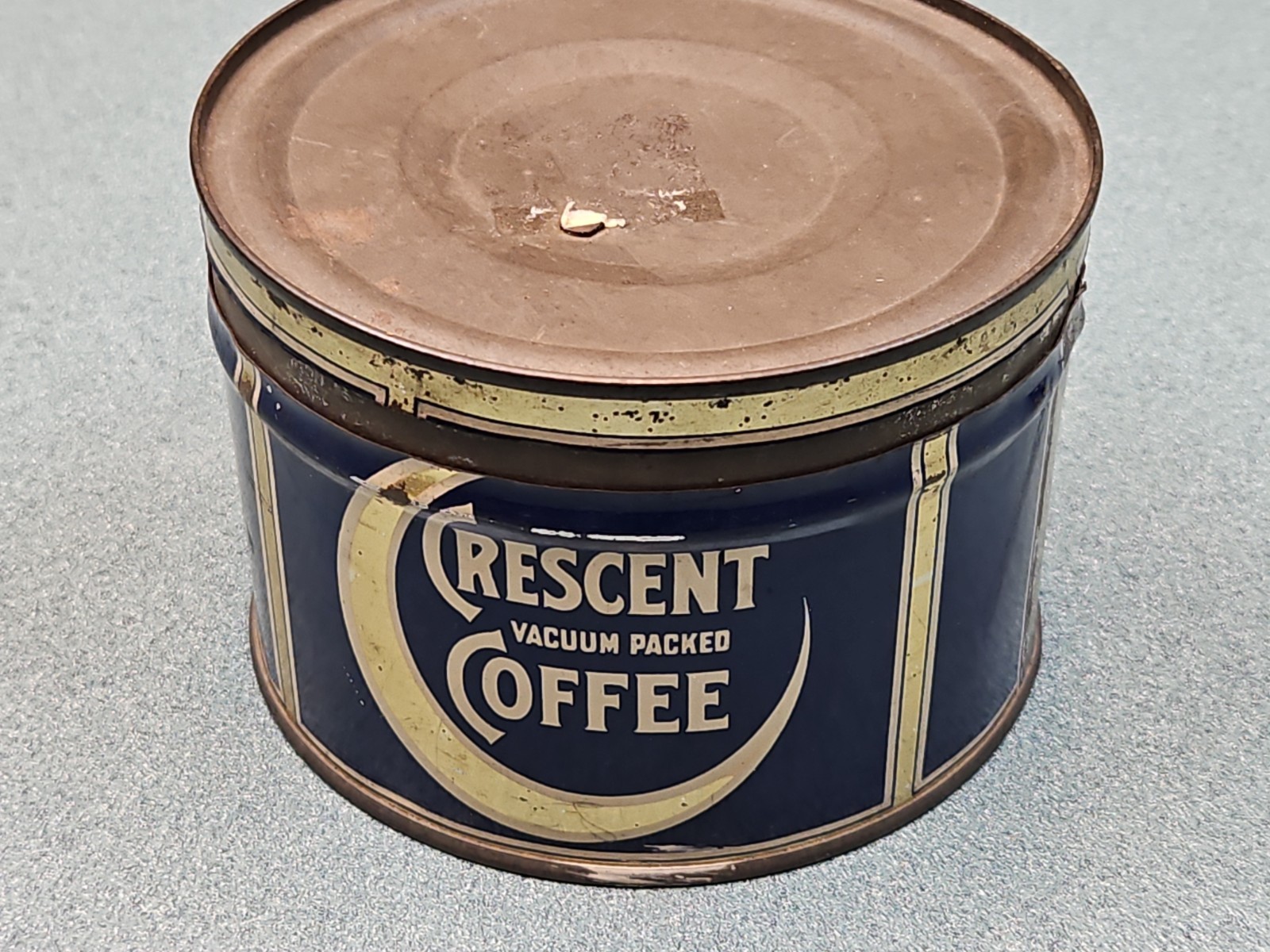 Vintage Crescent 1lb. Coffee Can 