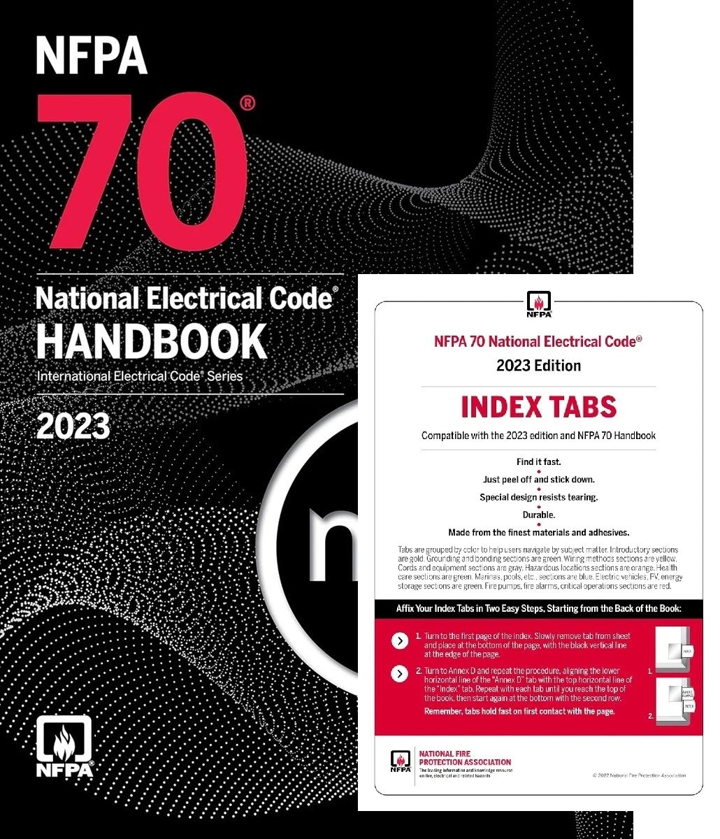 NEC 70 2023 HANDBOOK | NFPA 70 2023 National Electrical Code 2023 Handbook nTabs