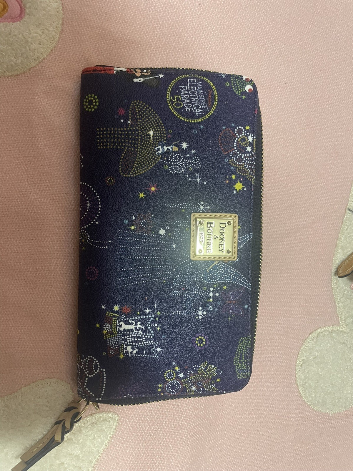 Dooney Bourke Disney Electrical Parade Clutch Wallet 