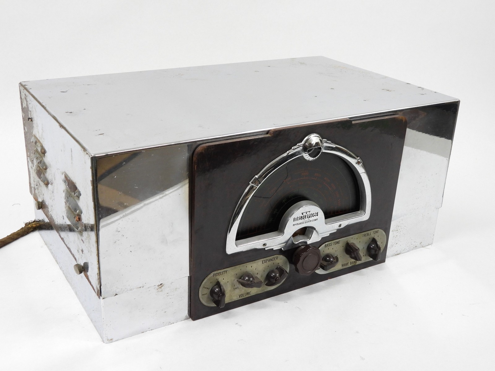 McMurdo Silver Masterpiece VI High Fidelity Tube Radio (for parts / restoration)