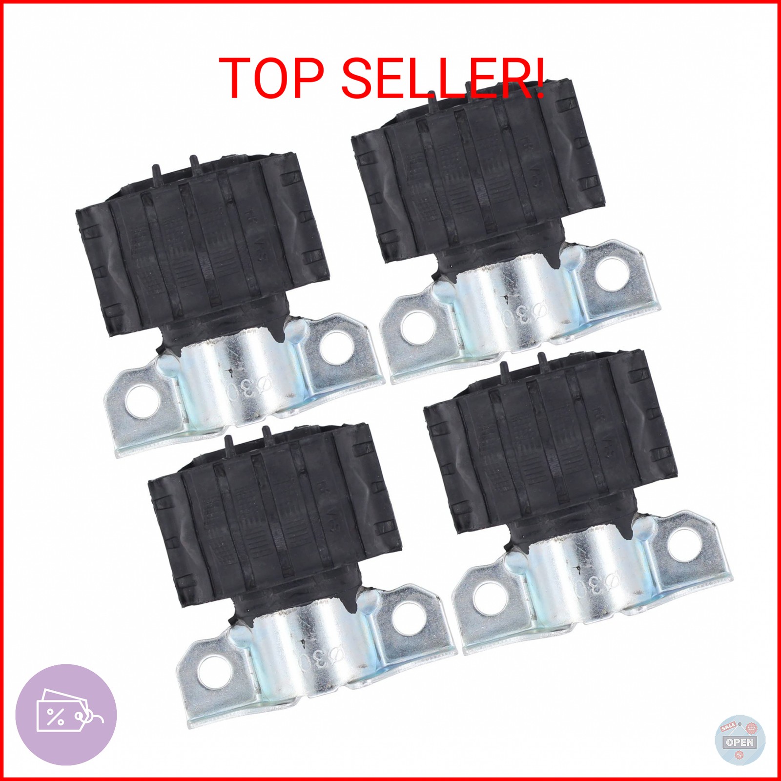 NewYall 4Pcs Front Suspension Stabilizer Sway Bar Bushing for Mercedes-Benz W164
