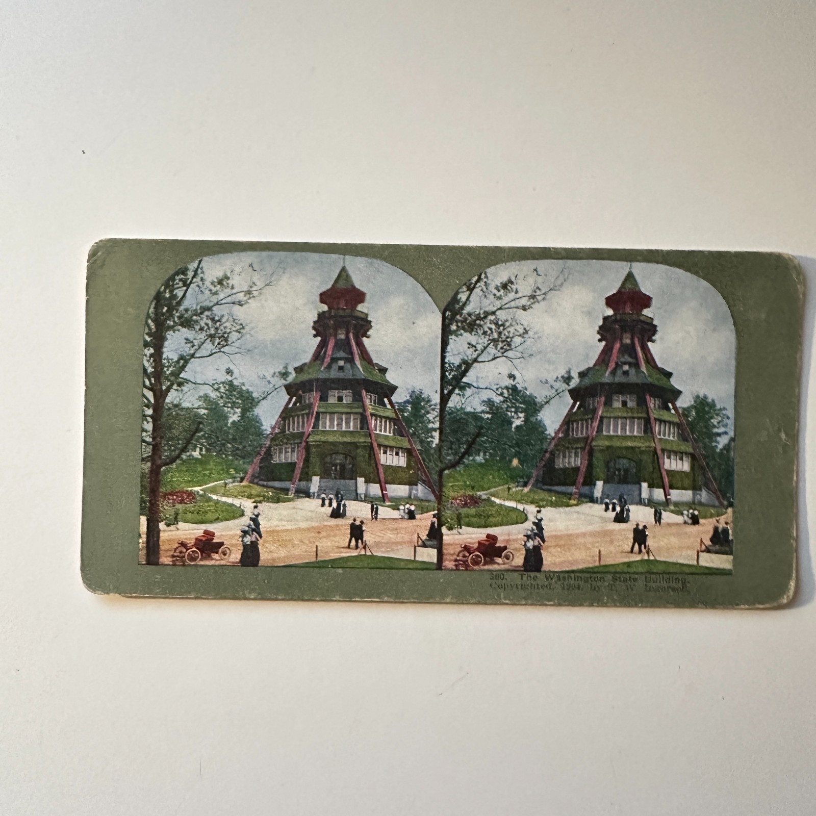The Washington State Building Antique Stereoview Card 5H6-6