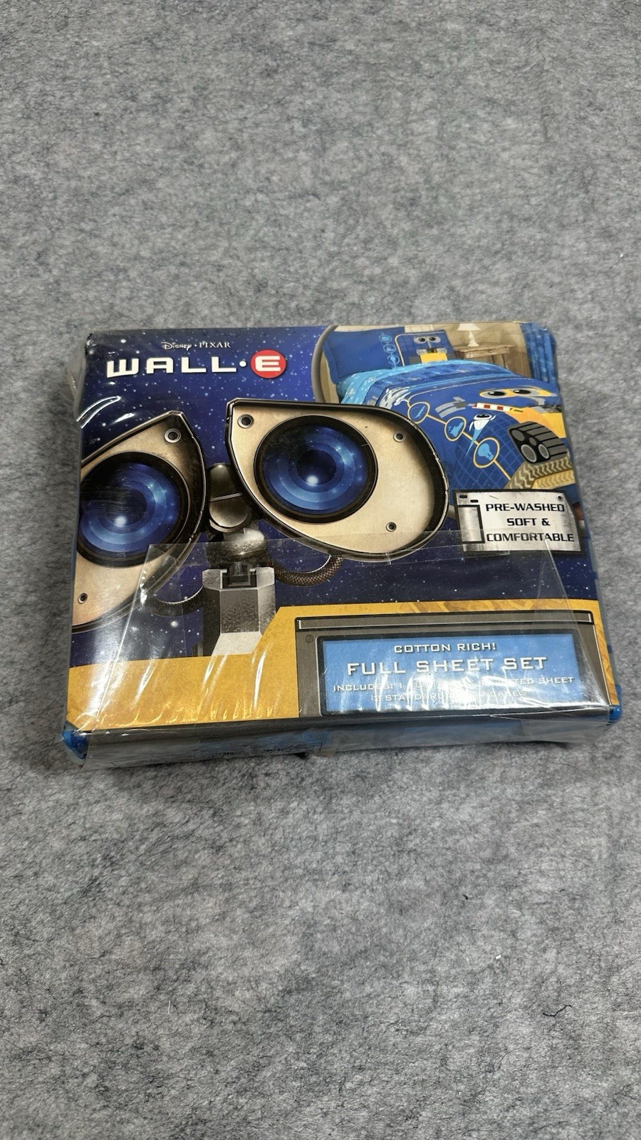 Vintage Disney Pixar Wall-E And Eva Full Sheet Set