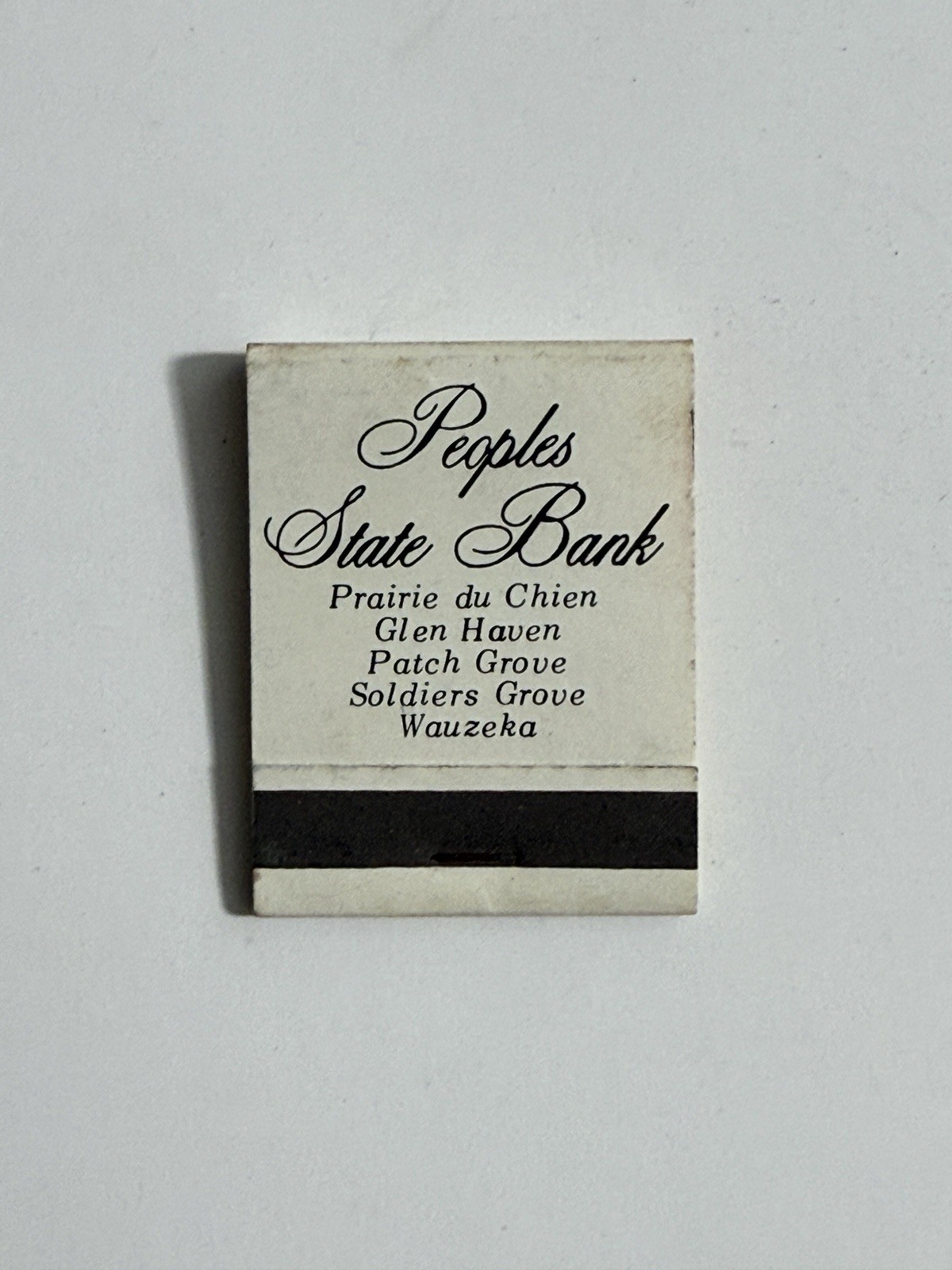 Vintage Matchbook Matches People’s State Bank