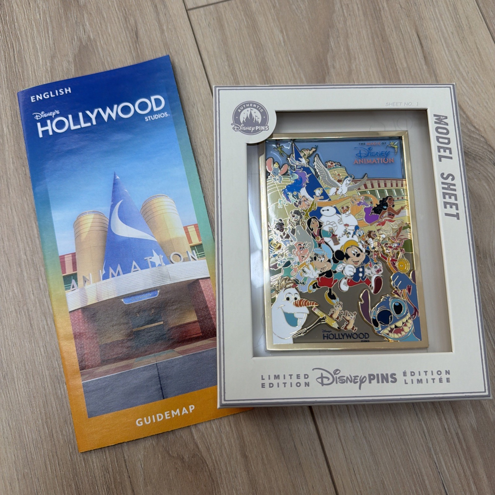 🚨2026 Disney Magic Of Disney Animation Hollywood Studios Jumbo Pin LE2000 +MAP