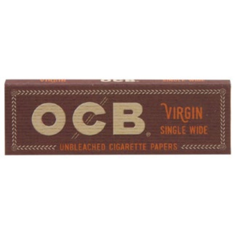 5x OCB Virgin Single Wide Rolling Papers Lot Pack New Sealed 1.0