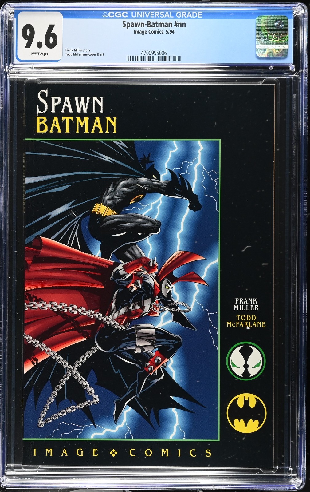 Spawn Batman # nn CGC 9.6 TPB Frank Miller Todd McFarlane (1994) Spawn Batman # nn CGC 9.6 TPB Frank Miller Todd McFarlane (1994)