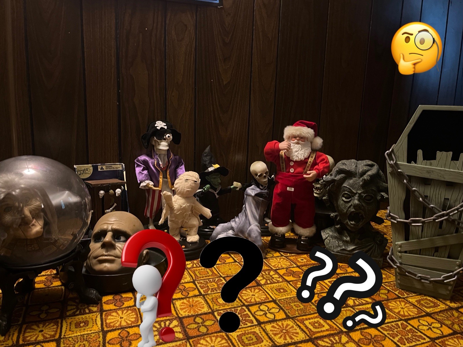 Mystery Box Of Gemmy Halloween Animated Grave Ravers,Adams Family, Spirit Ball. Mystery Box Of Gemmy Halloween Animated Grave Ravers,Adams Family, Spirit Ball.