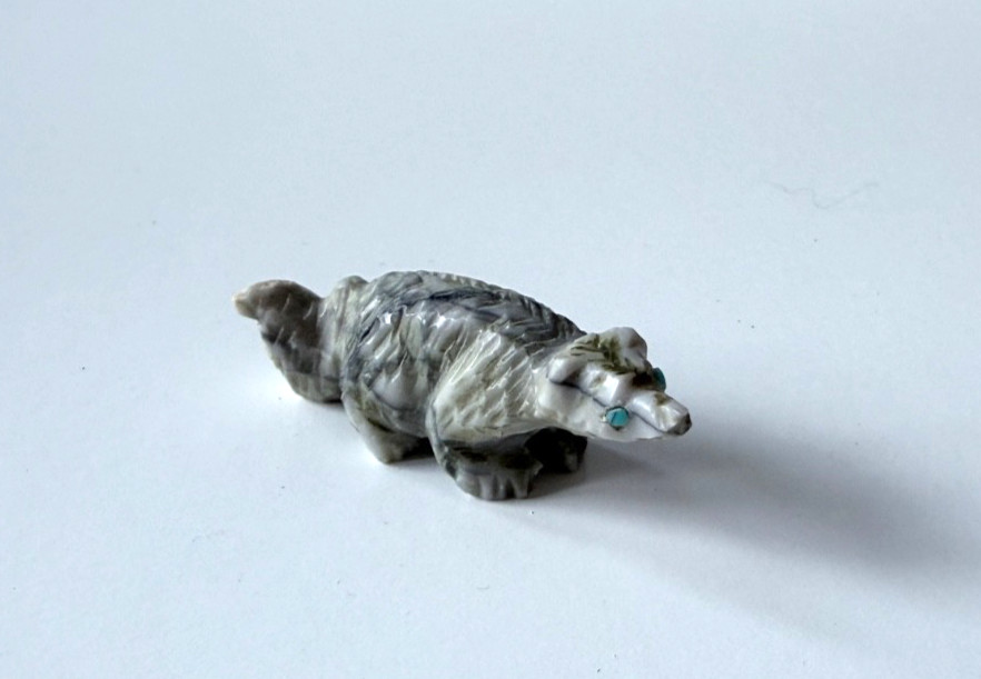 Native American Zuni Badger Fetish