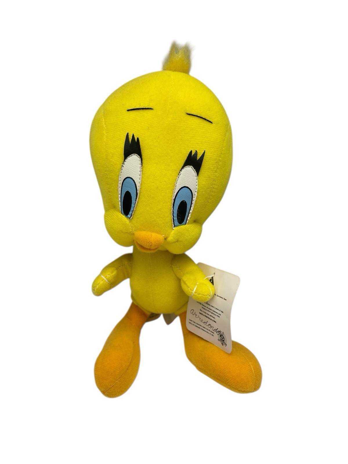 Tweety Bird Plush Looney Tunes 10” Toy Warner Brothers Vintage 1997
