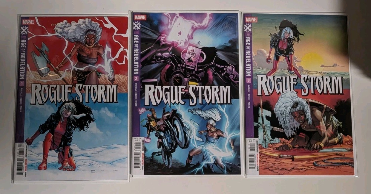 ROGUE STORM (2025) #1-3 NM-/VF+ COMPLETE SERIES SET X-MEN MARVEL COMICS