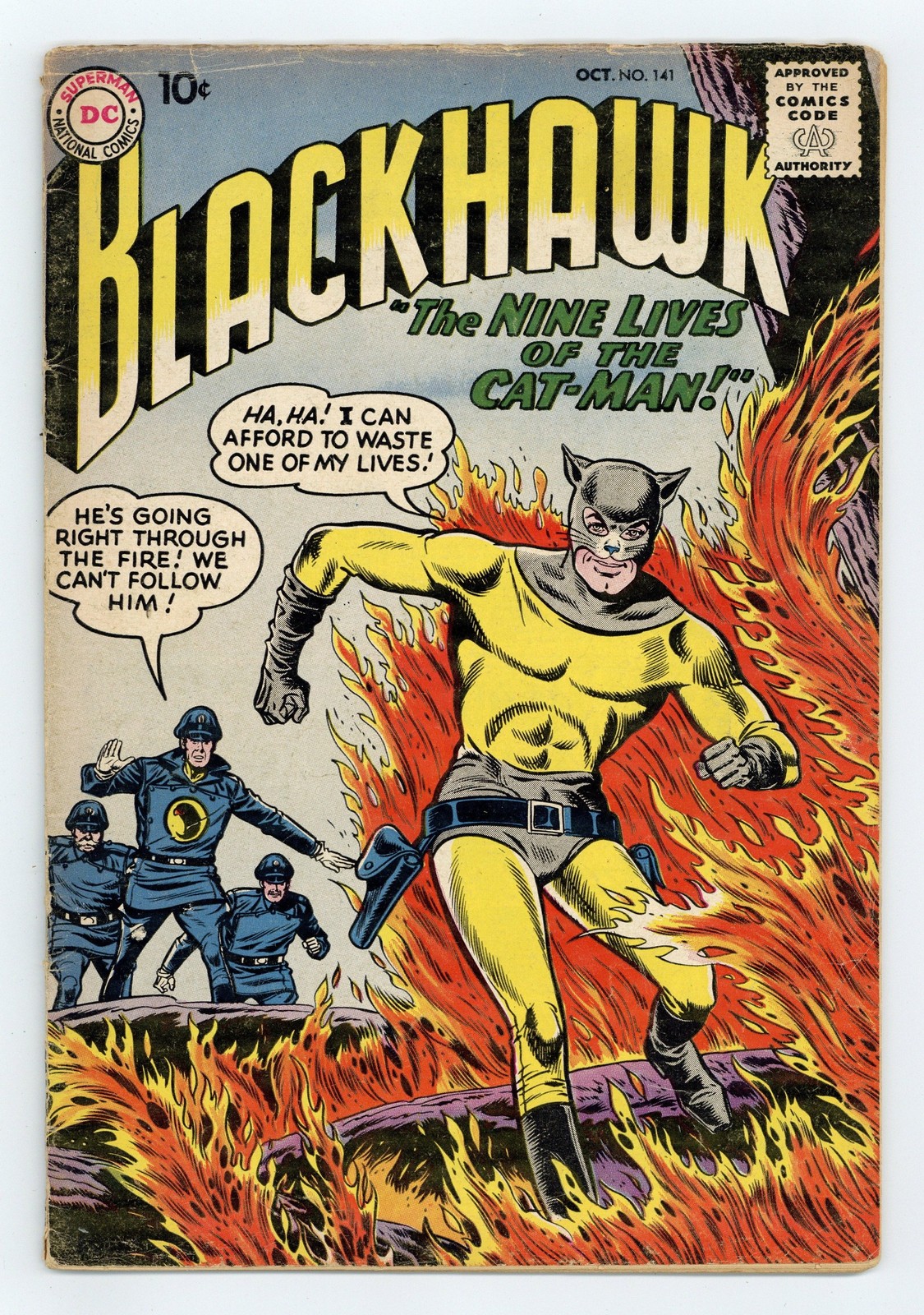 Blackhawk #141 GD+ 2.5 1959