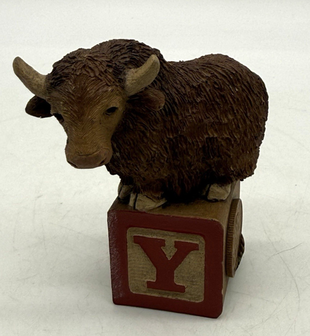 Vintage Tim Clark & Tim Wolfe Alphabet Animal Collectibles Letter Yak  Y