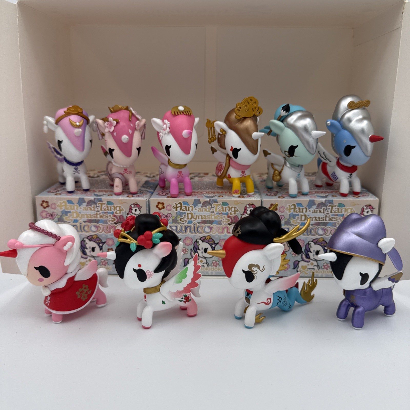 2022 tokidoki Han and Tang Dynasty Unicorno FULL SET with BOTH CHASERS